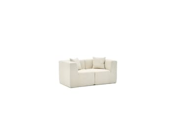 Veyno Soffa 2-sits - Cream - Möbler - Soffa - Modulsoffa - Komplett modulsoffa