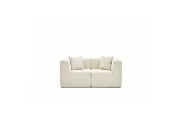 Veyno Soffa 2-sits - Cream - Möbler - Soffa - Modulsoffa - Komplett modulsoffa