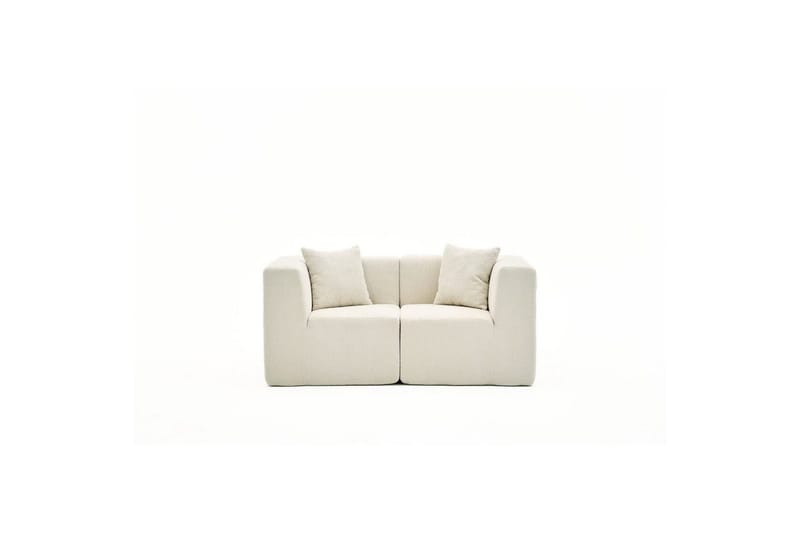 Veyno Soffa 2-sits - Cream - Möbler - Soffa - Modulsoffa - Komplett modulsoffa