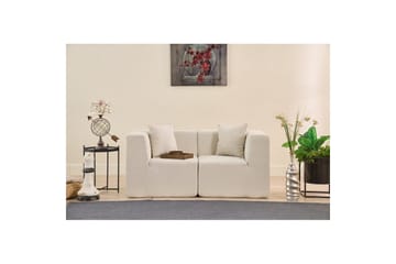 Veyno Soffa 2-sits - Cream - Möbler - Soffa - Modulsoffa - Komplett modulsoffa
