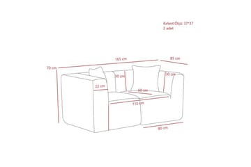 Veyno Soffa 2-sits - Cream - Möbler - Soffa - 2 sits soffa