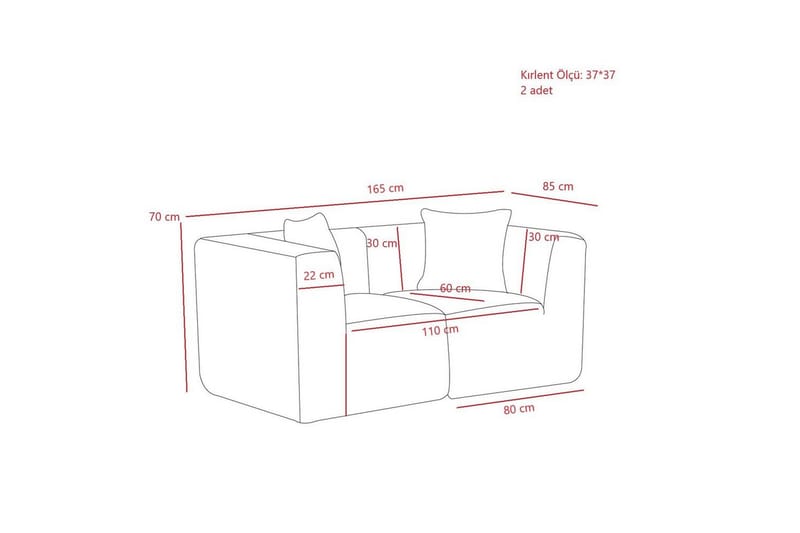 Veyno Soffa 2-sits - Grön - Möbler - Soffa - 2 sits soffa