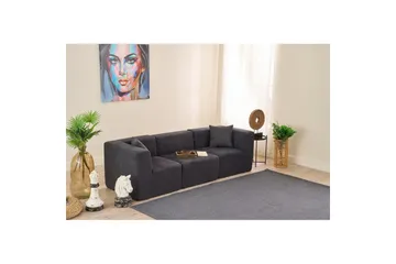 Veyno Soffa 3-sits - Antracit - Möbler - Soffa - 3 sits soffa