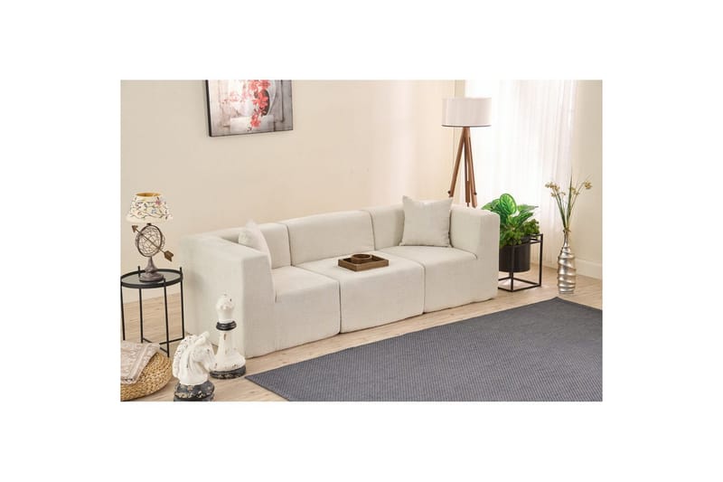 Veyno Soffa 3-sits - Cream - Möbler - Soffa - 3 sits soffa
