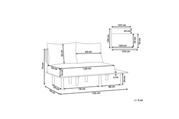 Vidtorp Soffa 2-sits - Beige - Möbler - Soffa - 2 sits soffa