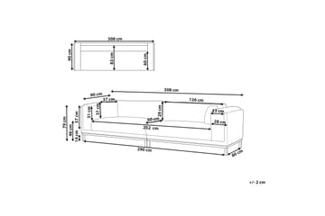 Viktorp Soffa 4-sits - Beige - Möbler - Soffa - 4 sits soffa