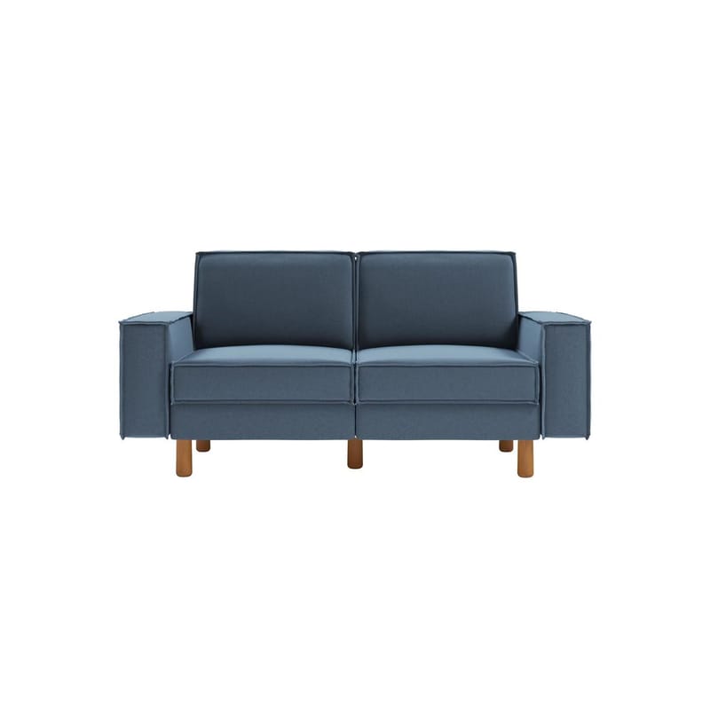 Vilsa 2-sits Soffa - Brun/Mörkblå - Möbler - Soffa - Sammetssoffa
