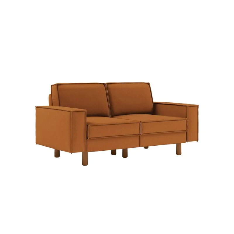 Vilsa 2-sits Soffa - Ljusbrun - Möbler - Soffa - Sammetssoffa