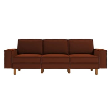 Vilsa 3-sits Soffa - Röd - Möbler - Soffa - Sammetssoffa