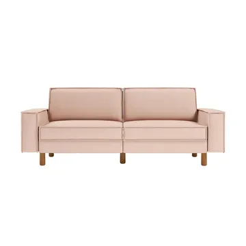 Vilsa 3-sits Soffa - Rosa - Möbler - Soffa - Sammetssoffa