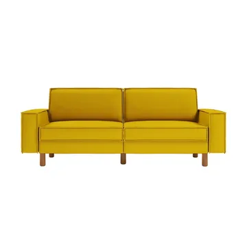 Vilsa 3-sits Soffa - Senapsgul - Möbler - Soffa - 3 sits soffa