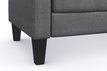 Vislanda 3-sits Soffa med Divan - Grå - Möbler - Soffa - Divansoffa & schäslongsoffa - 3 sits soffa med divan