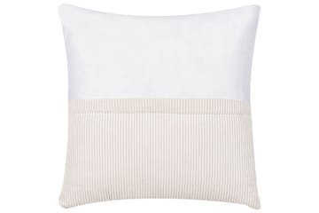 Westerfeld 4-sits Vänster L-formad Hörnsoffa 285 cm i Manchestertyg - Vit - Möbler - Soffa - Hörnsoffa
