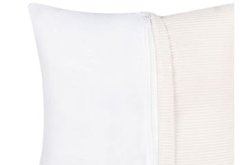 Westerfeld 4-sits Vänster L-formad Hörnsoffa 285 cm i Manchestertyg - Vit - Möbler - Soffa - Hörnsoffa