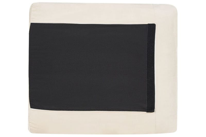 Woodal Hörnsoffa 4-sits - Beige/Svart - Möbler - Soffa - Sammetssoffa