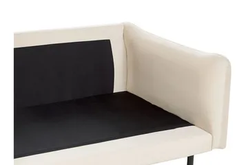 Woodal Hörnsoffa 4-sits - Beige/Svart - Möbler - Soffa - Sammetssoffa