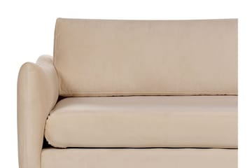 Woodal Soffa 3-sits - Beige/Svart - Möbler - Soffa - Sammetssoffa