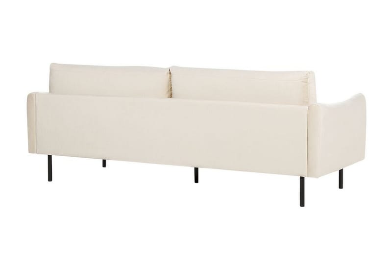 Woodal Soffa 3-sits - Beige/Svart - Möbler - Soffa - Sammetssoffa