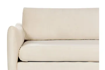 Woodal Soffa 3-sits - Beige/Svart - Möbler - Soffa - Sammetssoffa