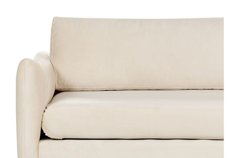 Woodal Soffa 3-sits - Beige/Svart - Möbler - Soffa - Sammetssoffa