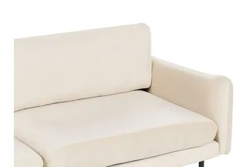 Woodal Soffa 3-sits - Beige/Svart - Möbler - Soffa - Sammetssoffa