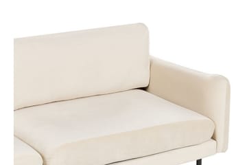 Woodal Soffa 3-sits - Beige/Svart - Möbler - Soffa - Sammetssoffa