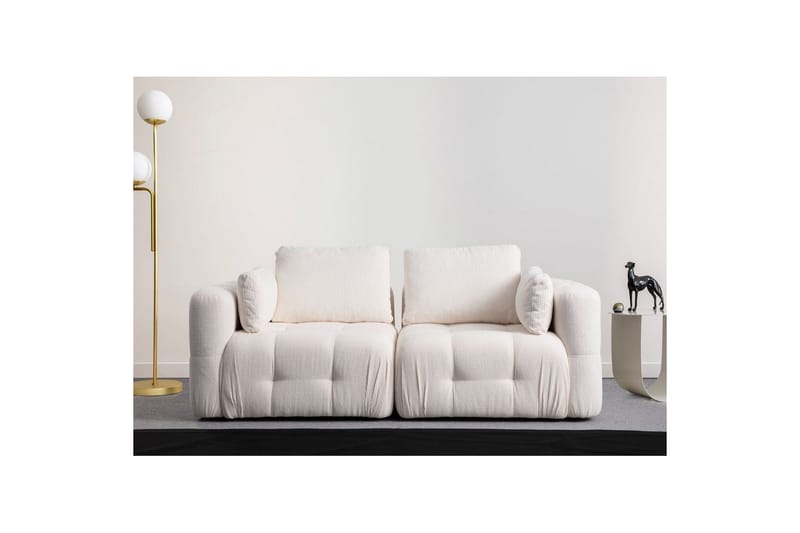 Yvara Soffa 2-sits - Beige - Möbler - Soffa - Modulsoffa - Komplett modulsoffa