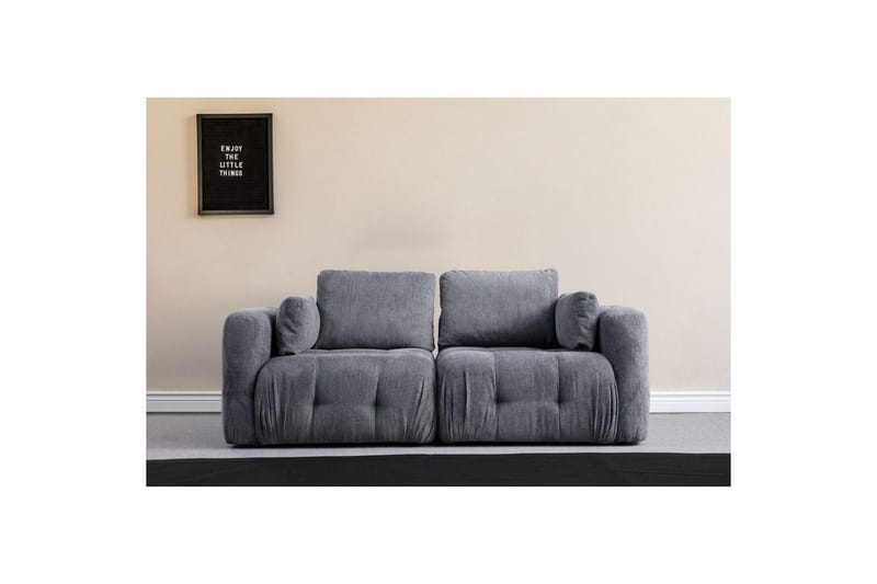 Yvara Soffa 2-sits - Grå - Möbler - Soffa - Modulsoffa - Komplett modulsoffa