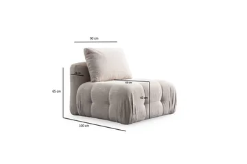 Yvara Soffa 3-sits - Beige - Möbler - Soffa - 3 sits soffa