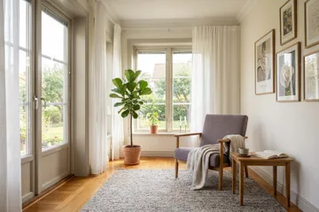Ängsbro Fåtölj Tyg - Mörkbrun - Möbler - Fåtölj & stolar - Fåtölj
