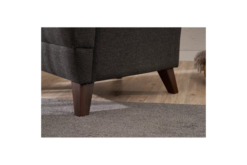 1-sits soffa Iroulport Antracit - Antracit - Möbler - Fåtölj & stolar - Fåtölj