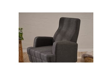 1-sits soffa Iroulport Antracit - Antracit - Möbler - Fåtölj & stolar - Fåtölj