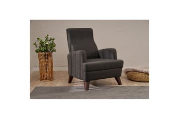 1-sits soffa Iroulport Antracit - Antracit - Möbler - Fåtölj & stolar - Fåtölj