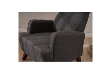 1-sits soffa Iroulport Antracit - Antracit - Möbler - Fåtölj & stolar - Fåtölj