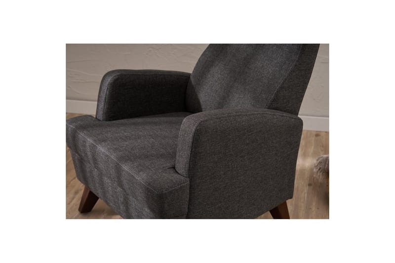 1-sits soffa Iroulport Antracit - Antracit - Möbler - Fåtölj & stolar - Fåtölj
