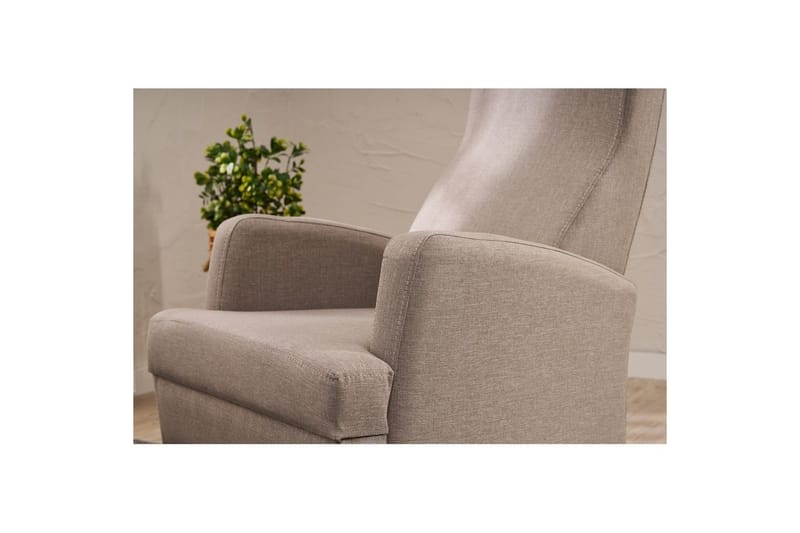 1-sits soffa Iroulport Beige - Beige - Möbler - Fåtölj & stolar - Fåtölj