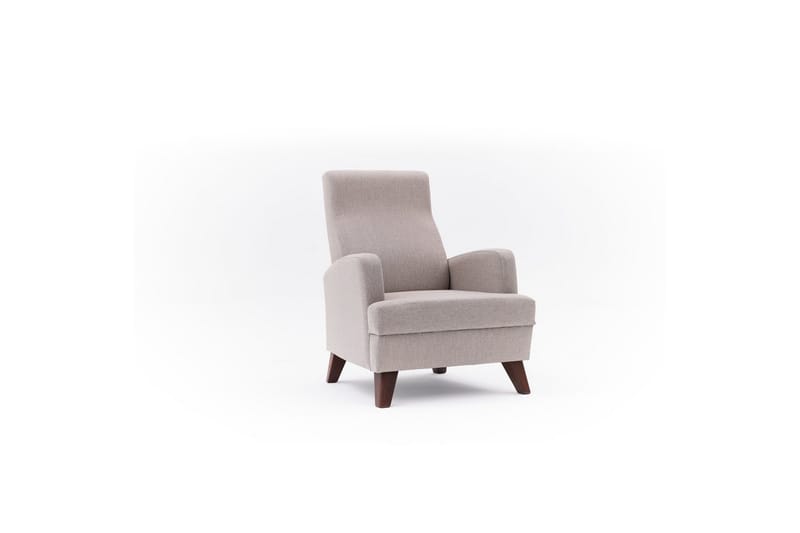 1-sits soffa Iroulport Beige - Beige - Möbler - Fåtölj & stolar - Fåtölj