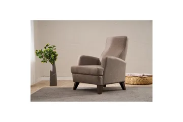 1-sits soffa Iroulport Brun - Brun - Möbler - Fåtölj & stolar - Fåtölj