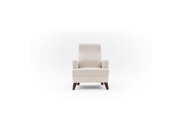 1-sits soffa Iroulport Grädde - Grädde - Möbler - Fåtölj & stolar - Fåtölj