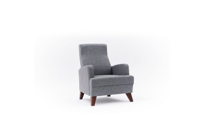1-sits soffa Iroulport Grå - Grå - Möbler - Fåtölj & stolar - Fåtölj