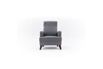 1-sits soffa Iroulport Grå - Grå - Möbler - Fåtölj & stolar - Fåtölj