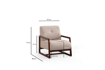 Adelphe Fåtölj - Beige - Möbler - Fåtölj & stolar - Fåtölj