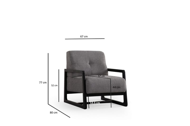 Adelphe Fåtölj - Ljusgrå - Möbler - Fåtölj & stolar - Fåtölj