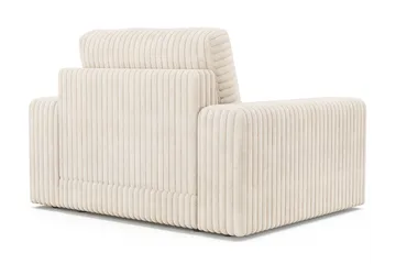 Adelsö by Gynning Djup Fåtölj i bred Manchester - Beige - Möbler - Fåtölj & stolar - Fåtölj