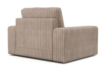 Adelsö by Gynning Djup Fåtölj i bred Manchester - Greige - Möbler - Fåtölj & stolar - Fåtölj