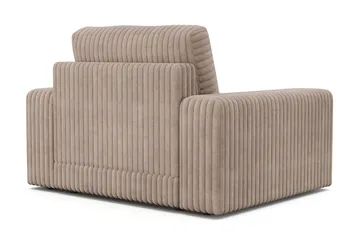 Adelsö by Gynning Djup Fåtölj i bred Manchester - Greige - Möbler - Fåtölj & stolar - Fåtölj