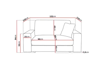 Adelsö by Gynning Djup Fåtölj i bred Manchester - Mörkbrun - Möbler - Fåtölj & stolar - Fåtölj