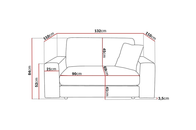 Adelsö by Gynning Djup Fåtölj i bred Manchester - Mörkbrun - Möbler - Fåtölj & stolar - Fåtölj