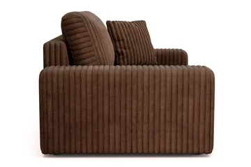 Adelsö by Gynning Djup Fåtölj i bred Manchester - Mörkbrun - Möbler - Fåtölj & stolar - Fåtölj