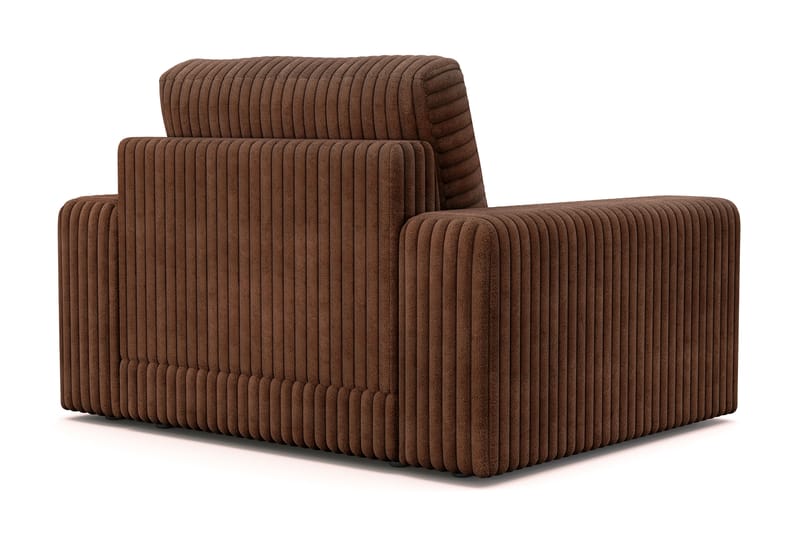 Adelsö by Gynning Djup Fåtölj i bred Manchester - Mörkbrun - Möbler - Fåtölj & stolar - Fåtölj